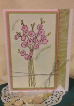 watercolored with distress inks