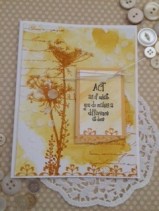 Inked background and a inked flower